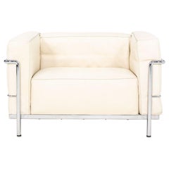 2000s Le Corbusier Jeanneret Perriand for Cassina LC3 Club Lounge Chair