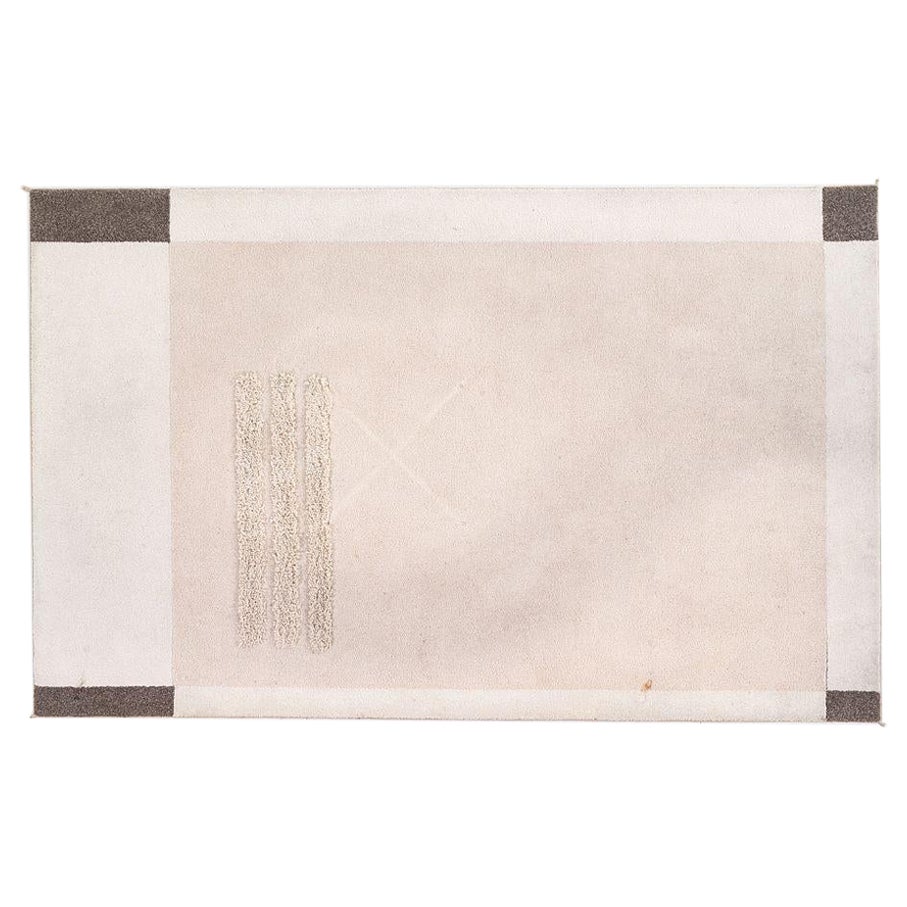 C. 1998 Kurt Meinecke for Herman Miller Textured Tibetan Tufted Rug 5' x 8'