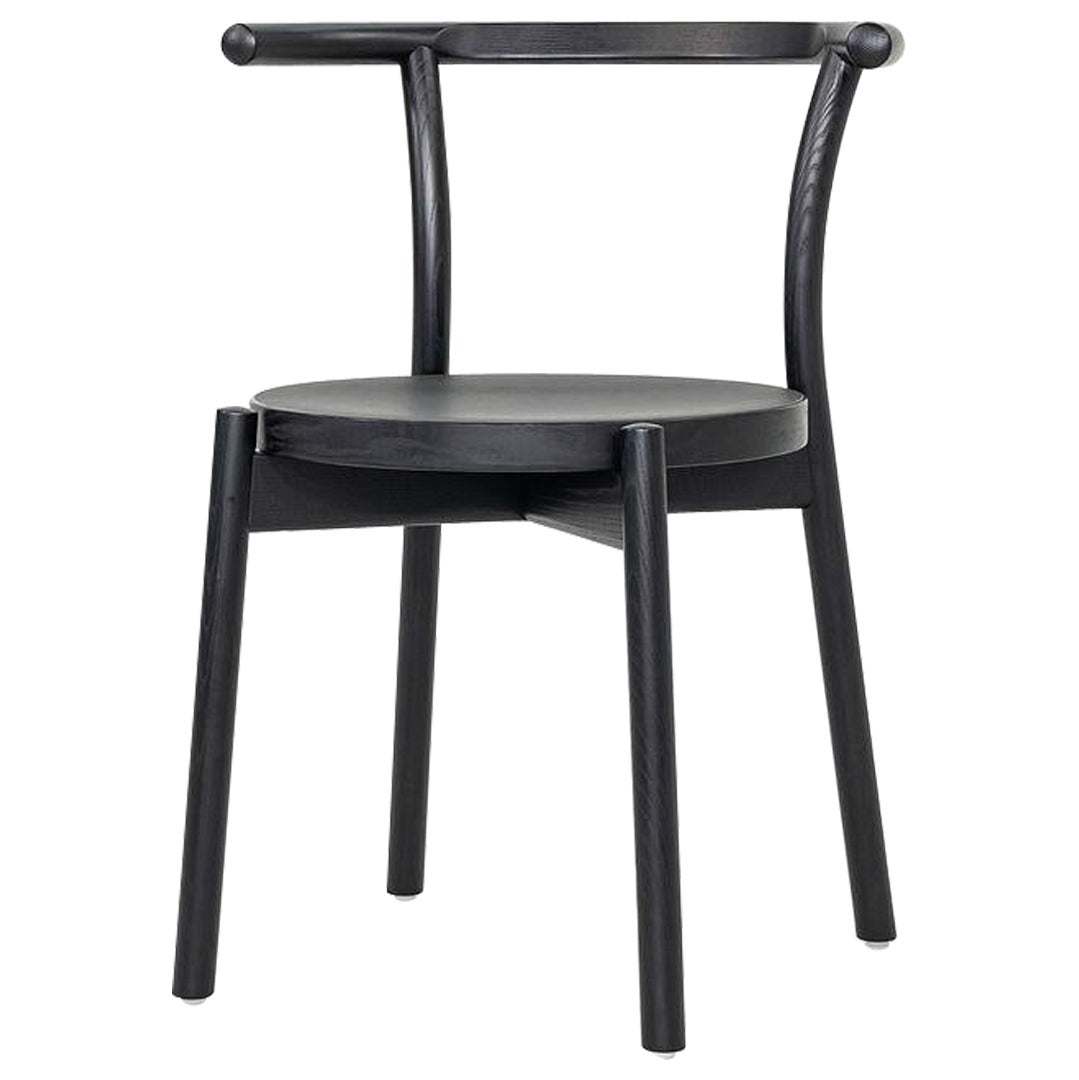 Chaise de salle à manger Kotan en bois ébénisé 2022 Naoto Fukasawa pour CondeHouse Kotan