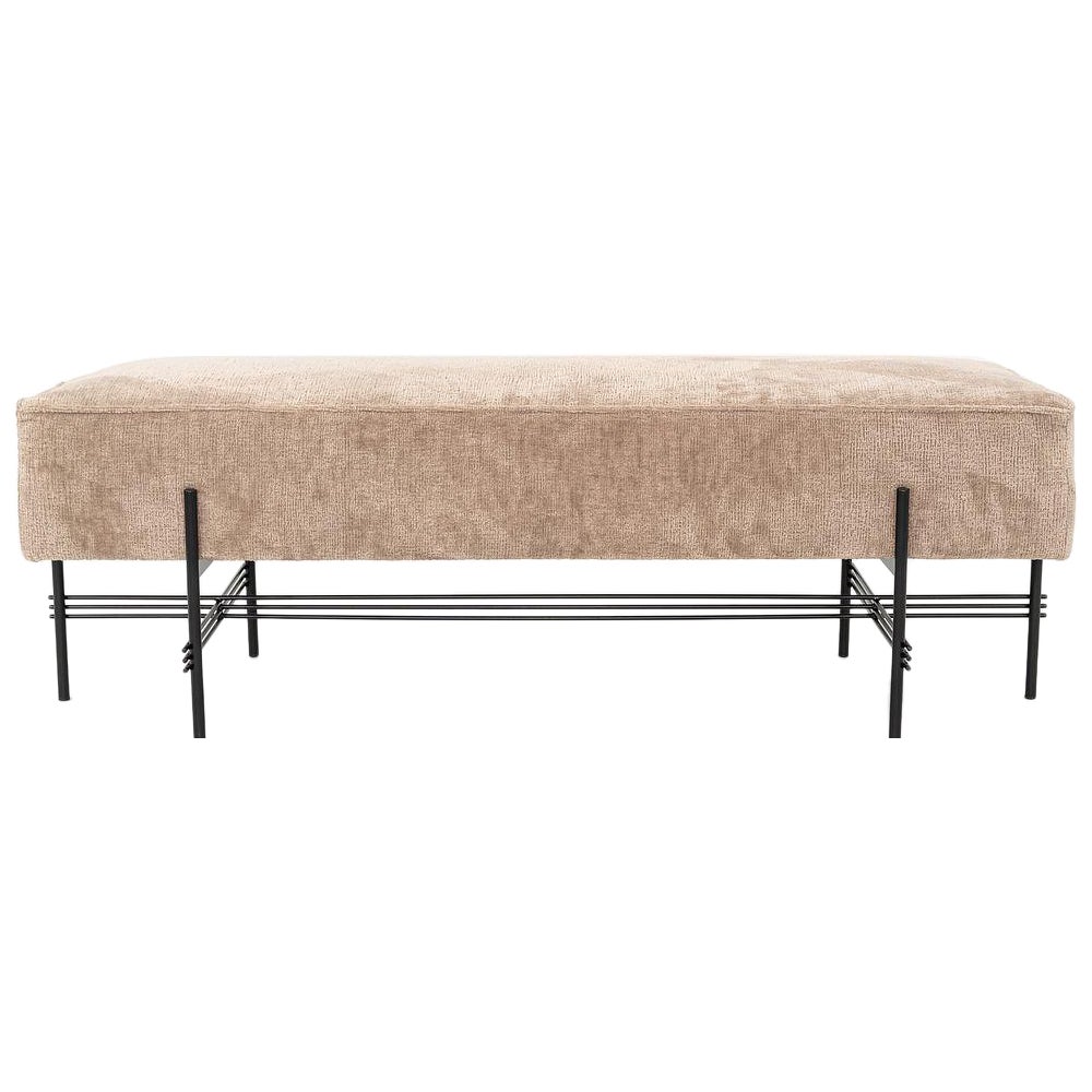 2024 GamFratesi for GUBI TS Pouffe in Mumble Fabric 120x40