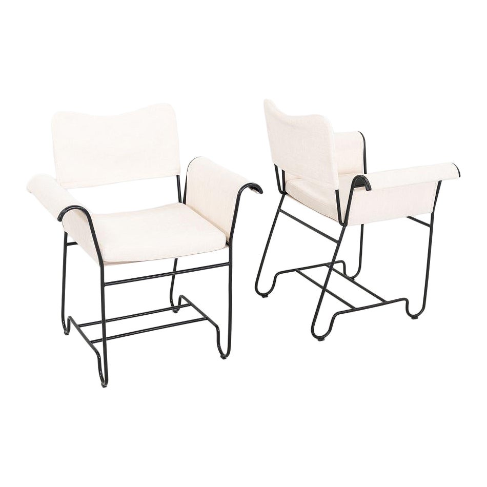 2024 Pair of Mathieu Mategot for GUBI Tropique Dining Chairs without Fringes
