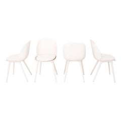 2024 Set of 4 GamFratesi for GUBI Beetle Outdoor Dining Chairs with Seat Cushion