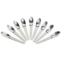 Set of Nine Carl Auböck Coffee Spoons Series 2060, 1956