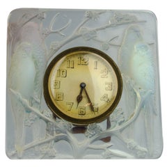 René Lalique, Reloj de sobremesa "Les Inséparables", Francia 1926