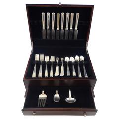 Calvert by Kirk Sterling Silver Flatware Set for 8 Service 52 Pieces Threaded