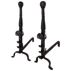 Antique Spanish Colonial Andirons