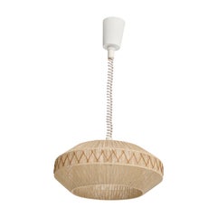 Fagerhults, Pendant Light, Fabric, Sweden, 1970s