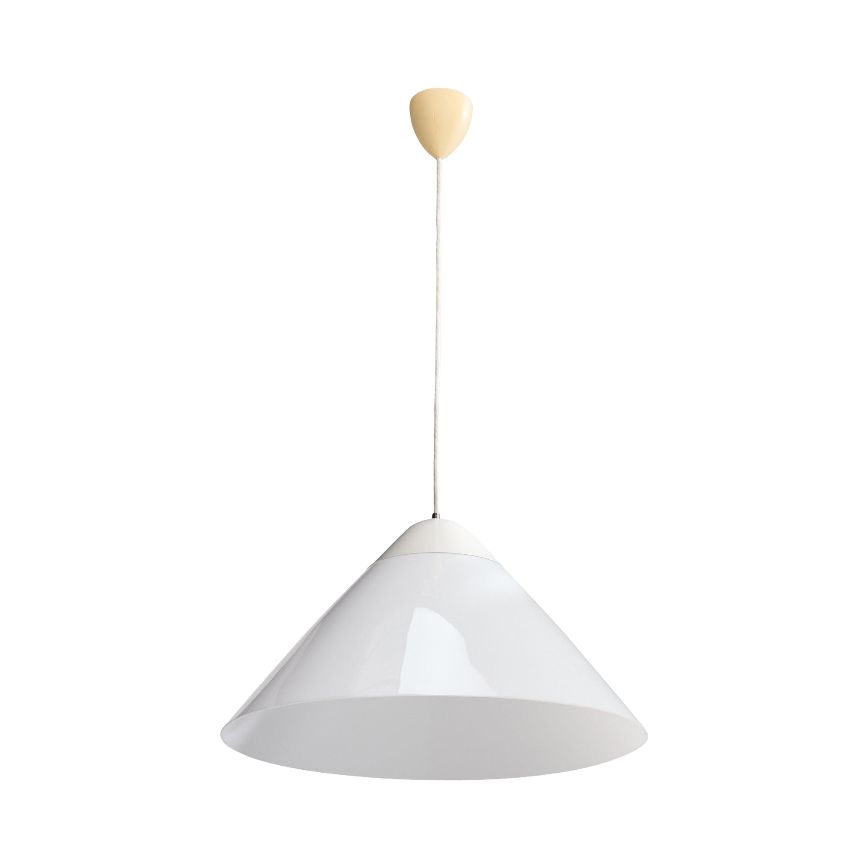 Hans Wegner, Pendant Light, Acrylic, Metal, Denmark, 1970s