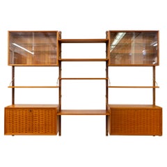 Danish Modern Teak Wall System by Poul Cadovius