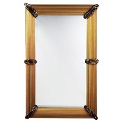 The Golden Hour, Contemporary Luxury Murano Glass Mirror von Fratelli Tosi Murano