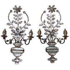 Pair of Early Bagues Sconces