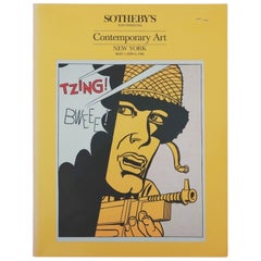 1986 Sotheby's New York Contemporary Art Auction Catalog