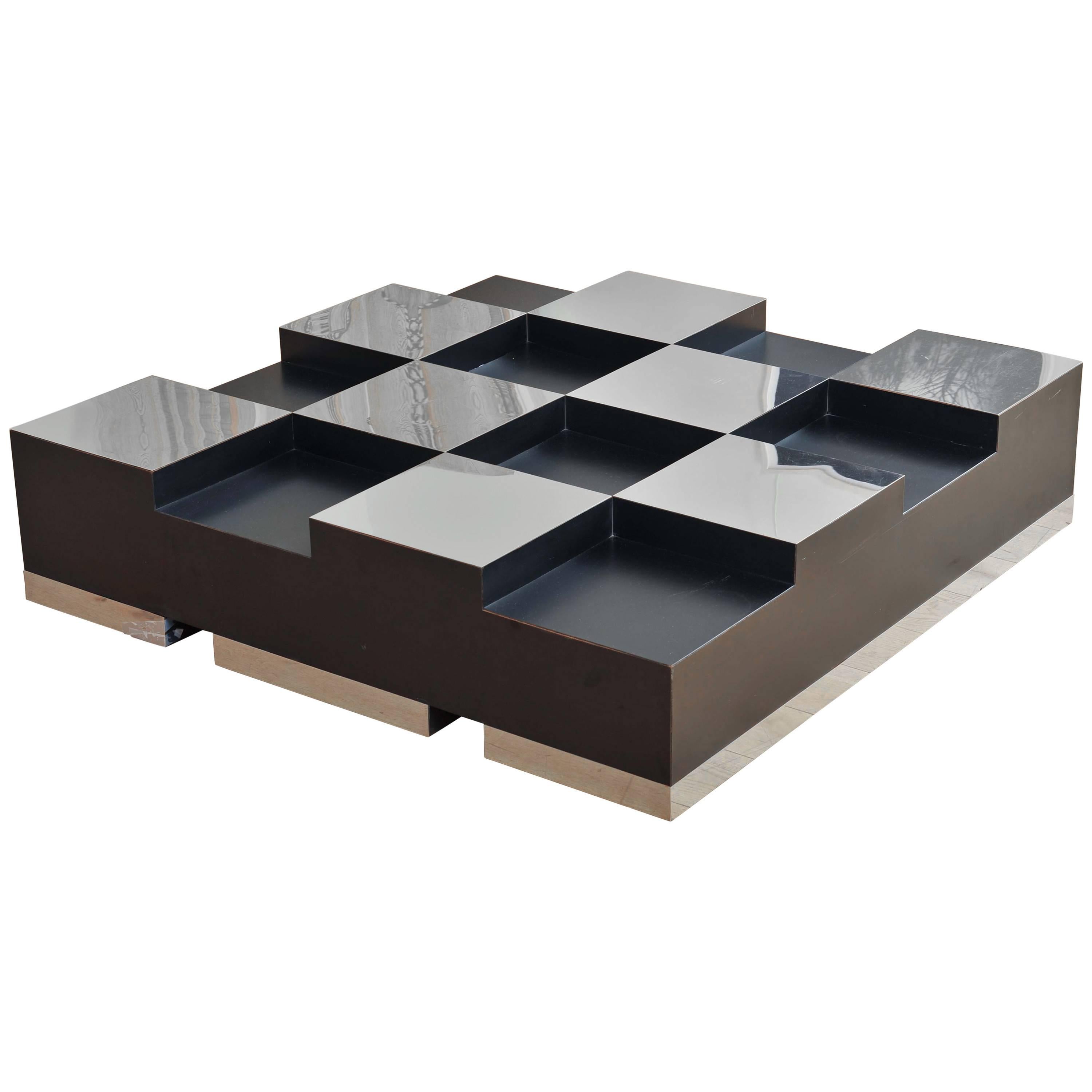 Chequerboard Coffee Table For Sale