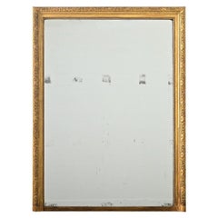 French 19th Century Gold Gilt Mantel Mirror