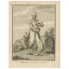 Indian Devotee of Vishnu – Engraving from Sonnerat's 1806 Voyage to India