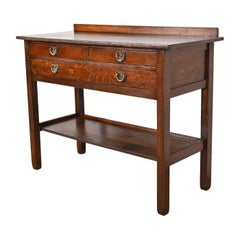 Stickley Brothers Antique Mission Oak Arts & Crafts Sideboard Buffet Server