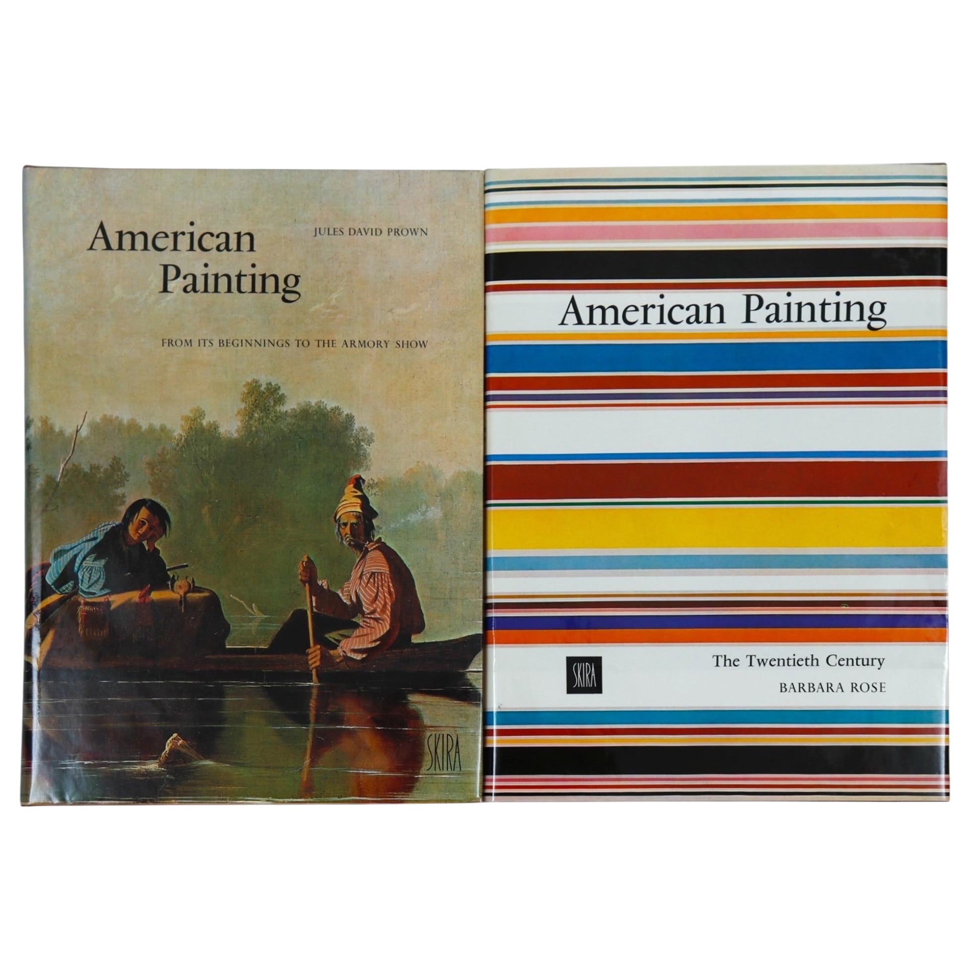 American Painting - Boxed Set of 2 Books For Sale