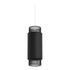 Union Medium Vertical Anodized Black Aluminum Contemporary Pendant Lamp by JSPR