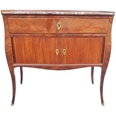 Louis XV  Transitional Style Kingwood / Tulipwood Petit Commode Side Table