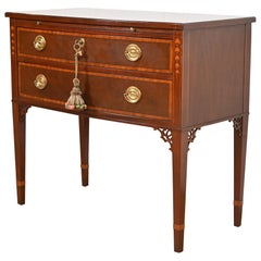 Baker Furniture Federal Inlaid Mahogany Sideboard or Buffet Server