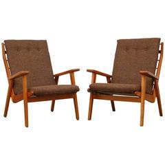 Pair of Robert Parry Birch Lounge Chairs