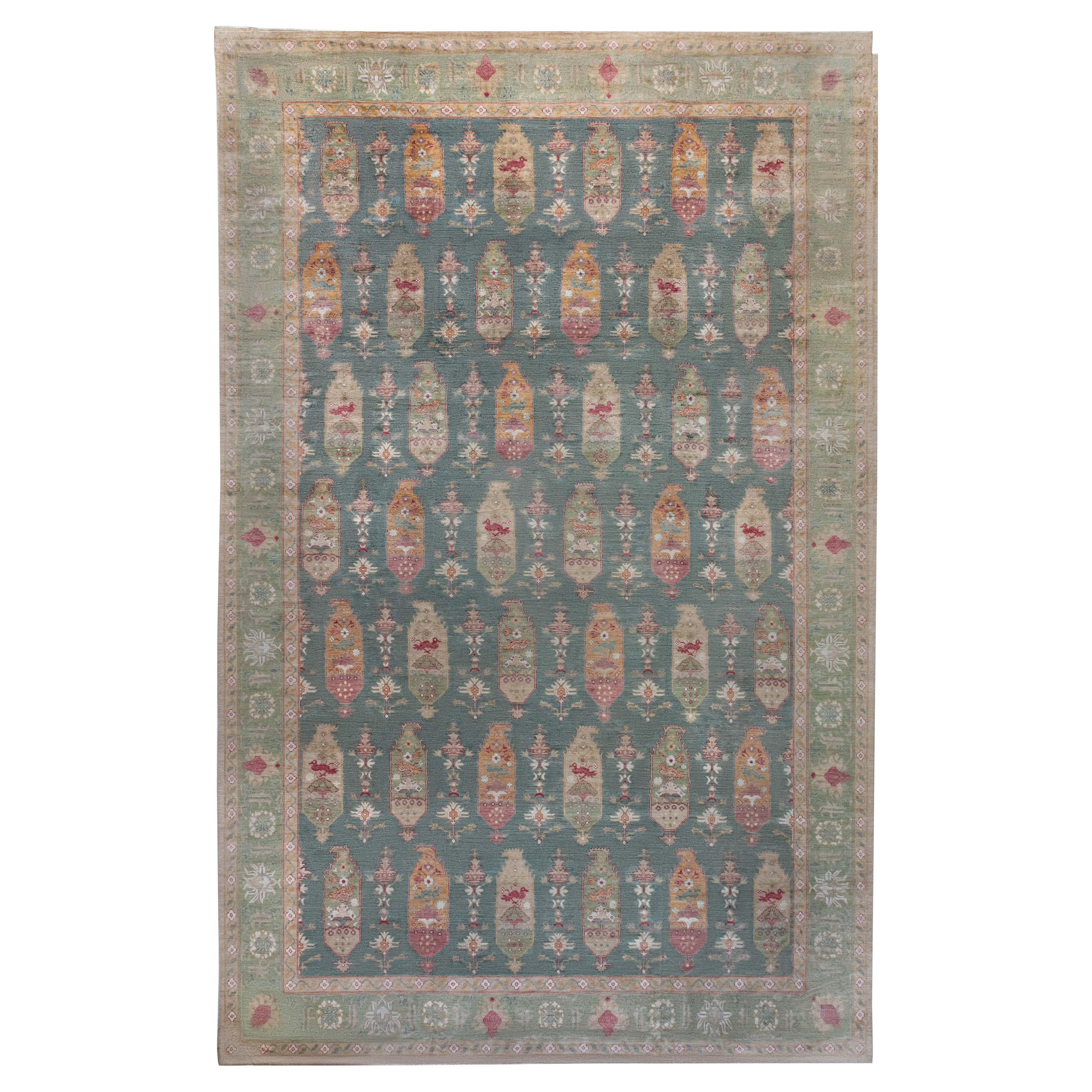 Traditional Oushak Design Rug by Doris Leslie Blau