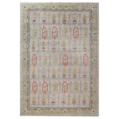 Traditional Oushak Design Rug by Doris Leslie Blau