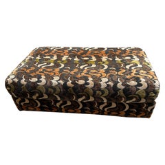 Stunning Jack Lenor Larsen style Ottoman Mid-Century Modern