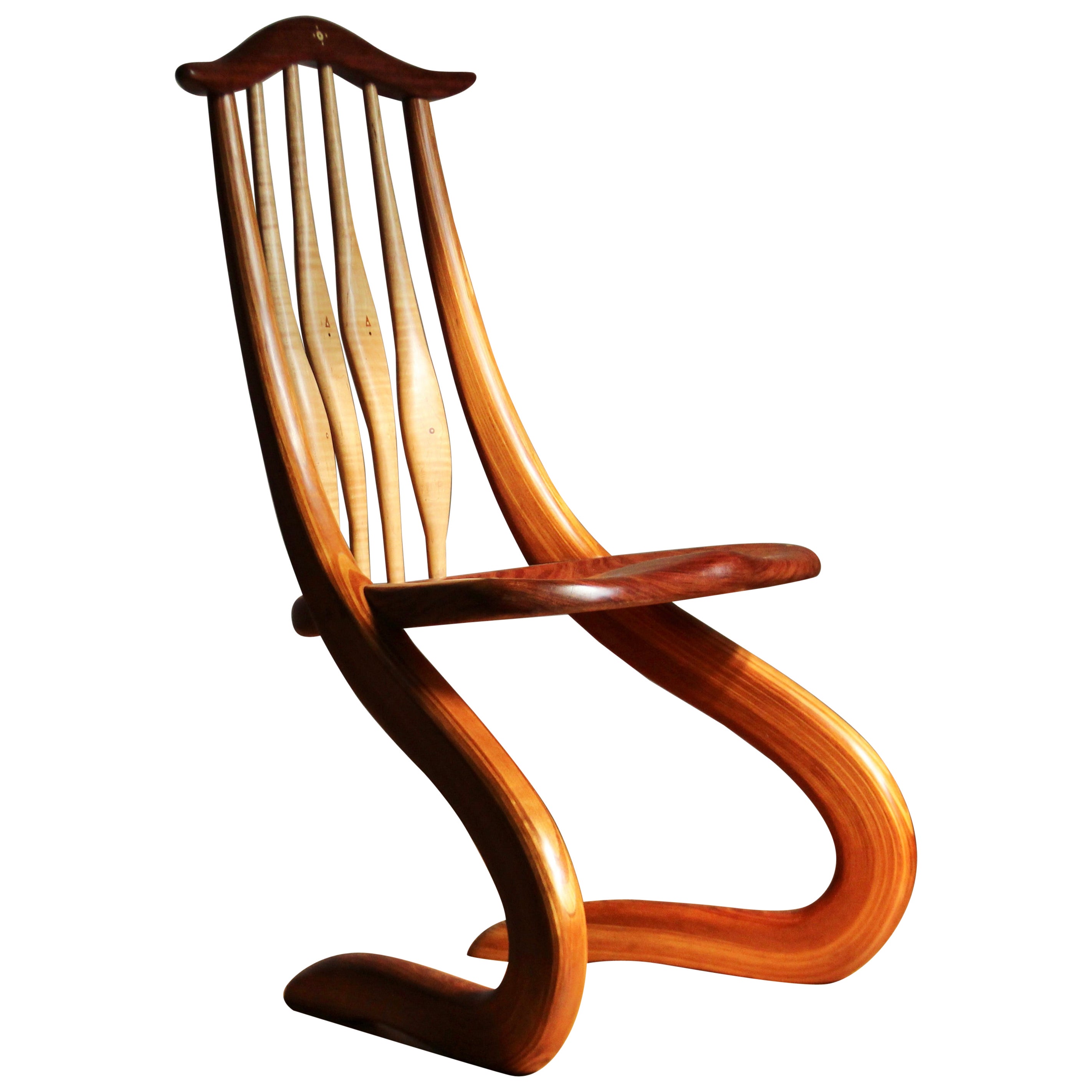 Silla escultórica American Studio Craft de Steven Spiro, 2005