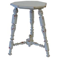 Painted Pine Tripod Table