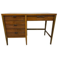 Mid-Century Modern Lane Tuxedo Walnut Writing Desk