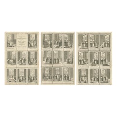 The Ceremonies of the Low Mass – Complete Engraved Cycle in Three Plates, 1734