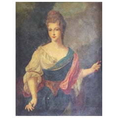 Portrait of a noblewoman, 18th century, oil on canvas