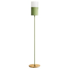 Stilux-Stehlampe, Metall, Messing, Marmor, Perspex, Italien, 1950er Jahre