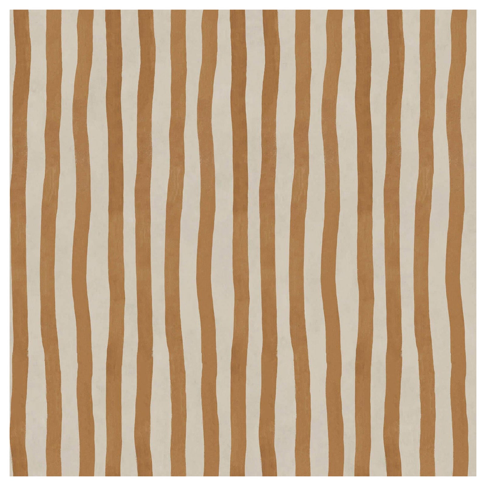 ARTIST'S STRIPE Wallpaper - Amber