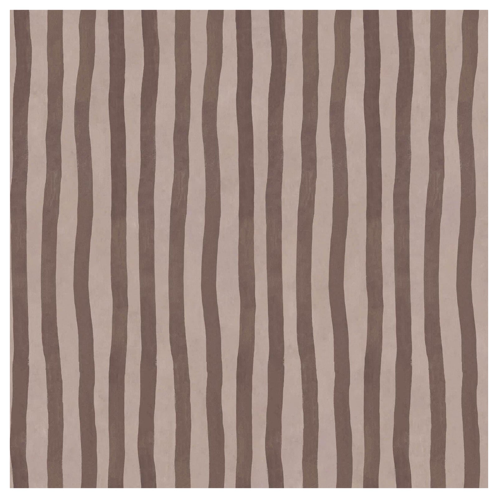 ARTIST'S STRIPE Wallpaper - Carnelian