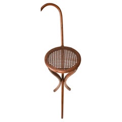 Gebrüder Thonet Vienna Folding Stool/Walking Stick
