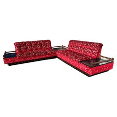 1960s Spanish Revival MCM 3 Piece Sectional