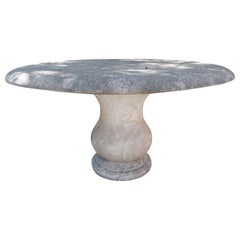 Mesa Balaustre de Jardín de Piedra Caliza Tallada de Provenza, Francia