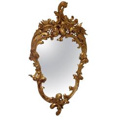 Giltwood Mirror Rococo Style, 19th Century