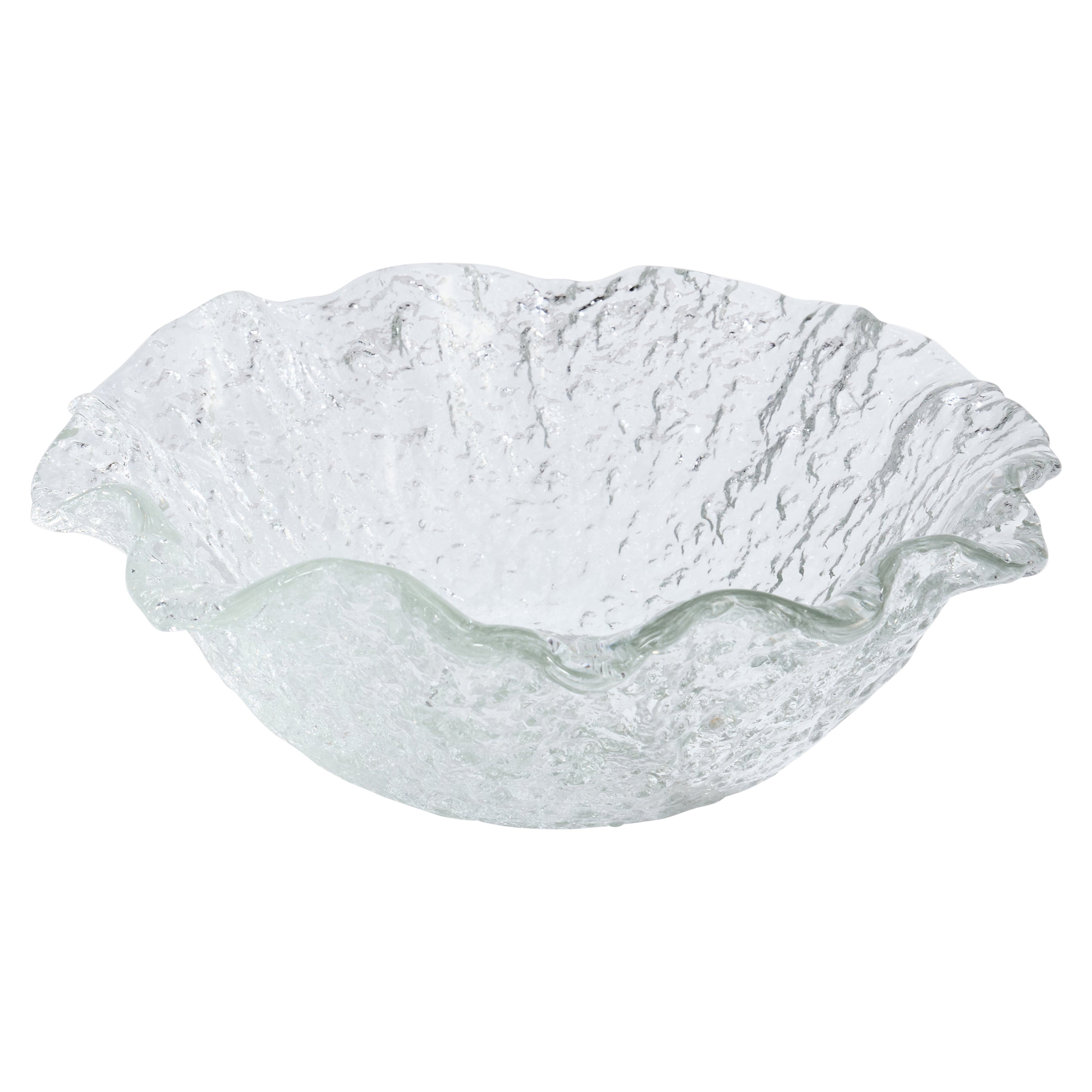 Uno Westerberg, Bowl, Glass, Sweden, 1960s