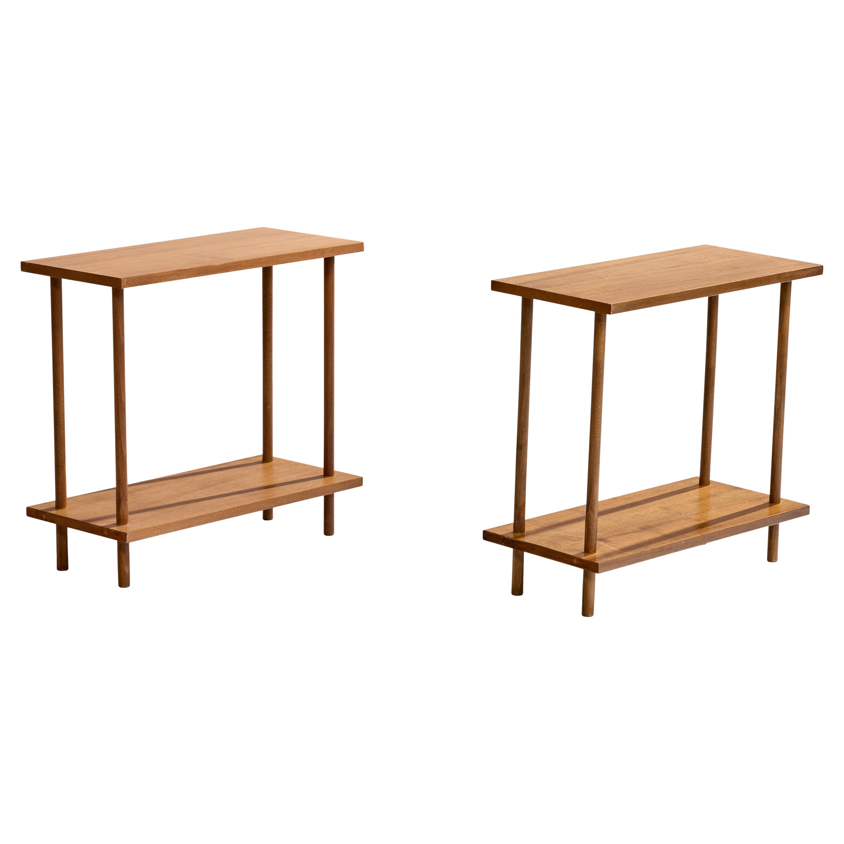 Designer italiano, Tavolini, Wood, Italia, anni '1950