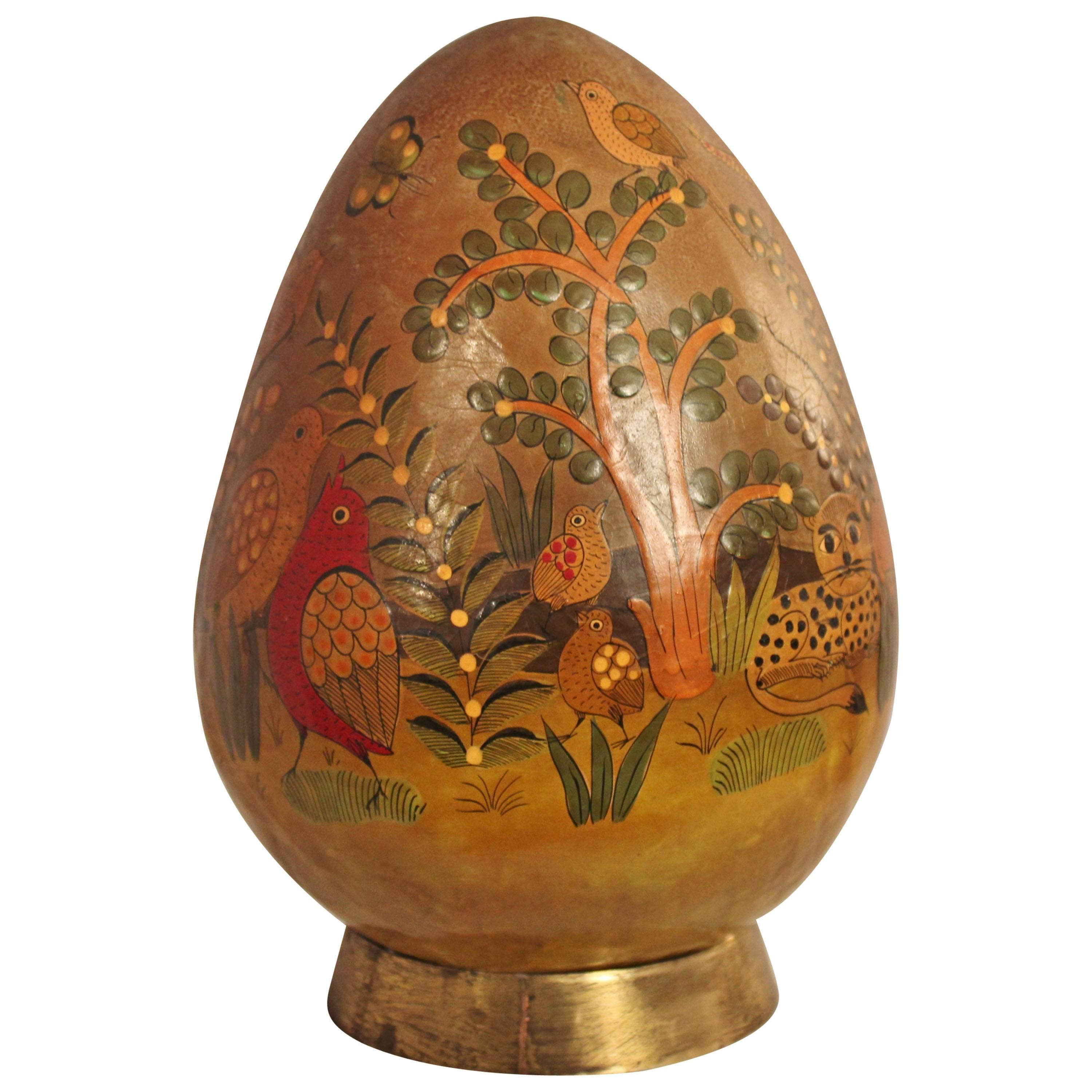 Sergio Bustamante Egg Sculpture
