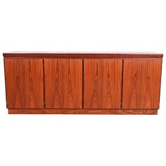 Skovby Danish Modern Rosewood Sideboard Credenza, Circa 1970s