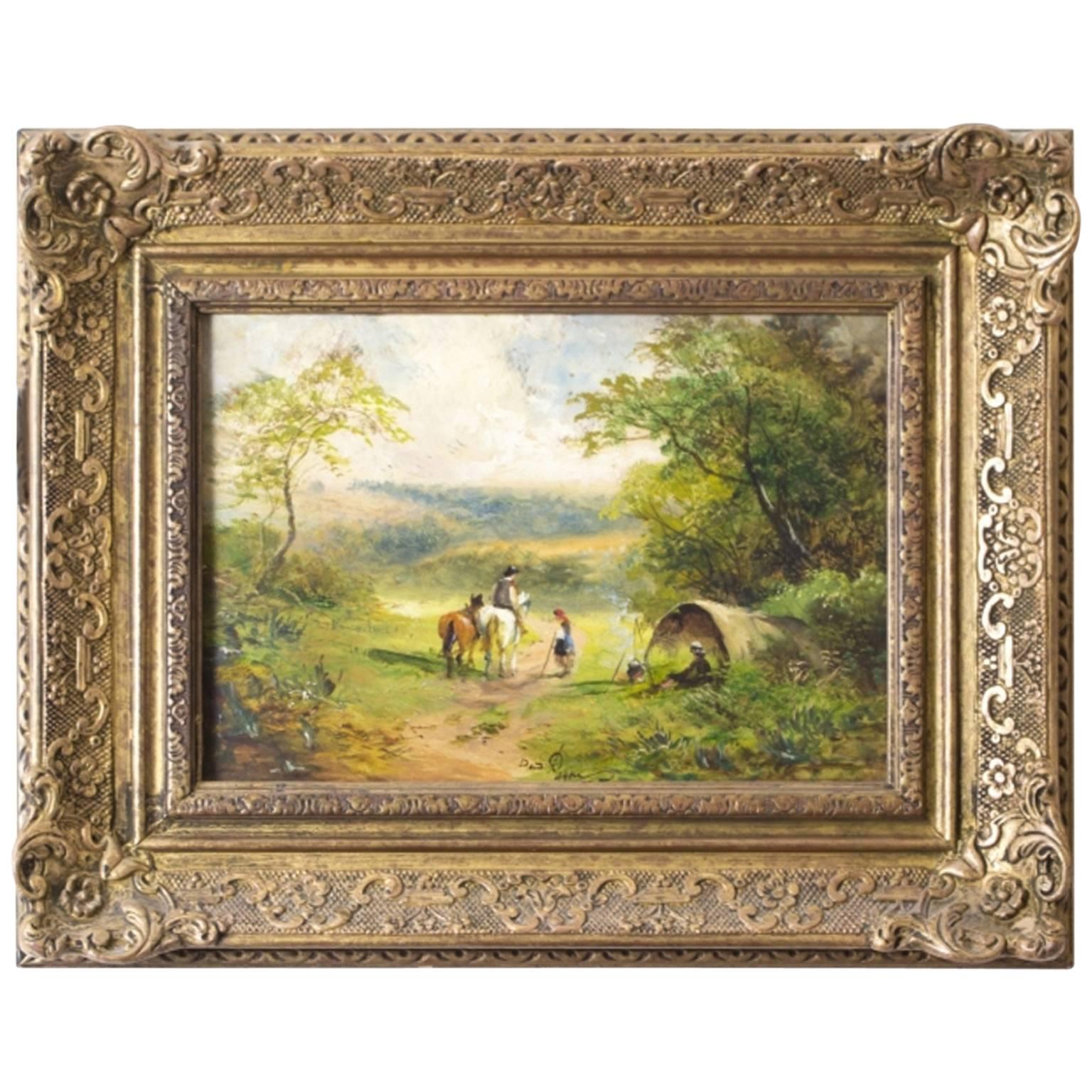 Antique Oil Painting David Payne