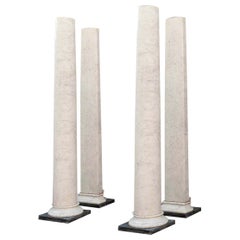 Reclaimed Carrara Marble Columns  Portico
