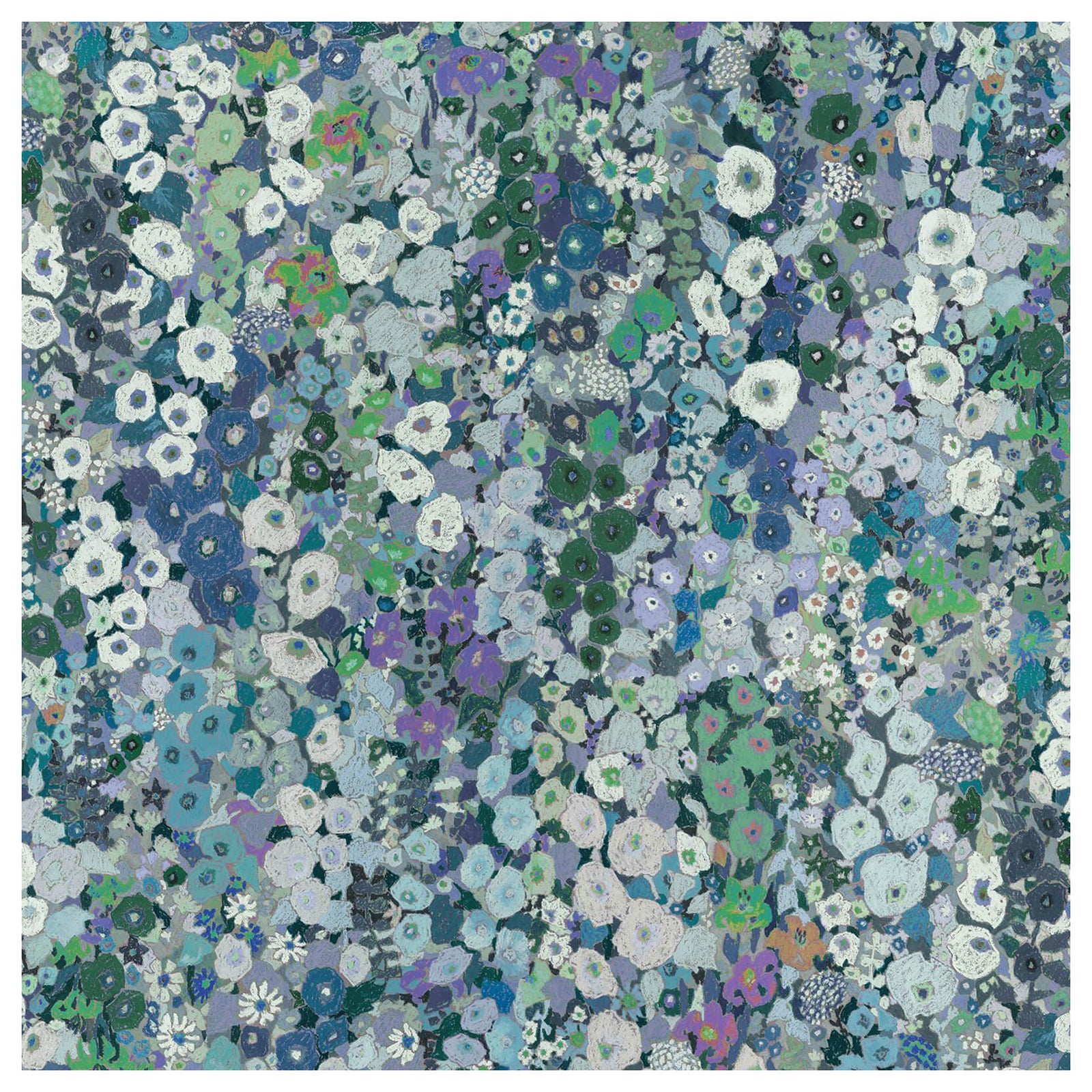 Papel pintado HOLLYHOCKS - Rocío