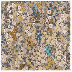 Carta da parati HOLLYHOCKS - Lino