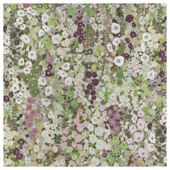 Carta da parati HOLLYHOCKS - Prato