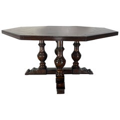 Spanish Style Octagonal Poker/Dining Table
